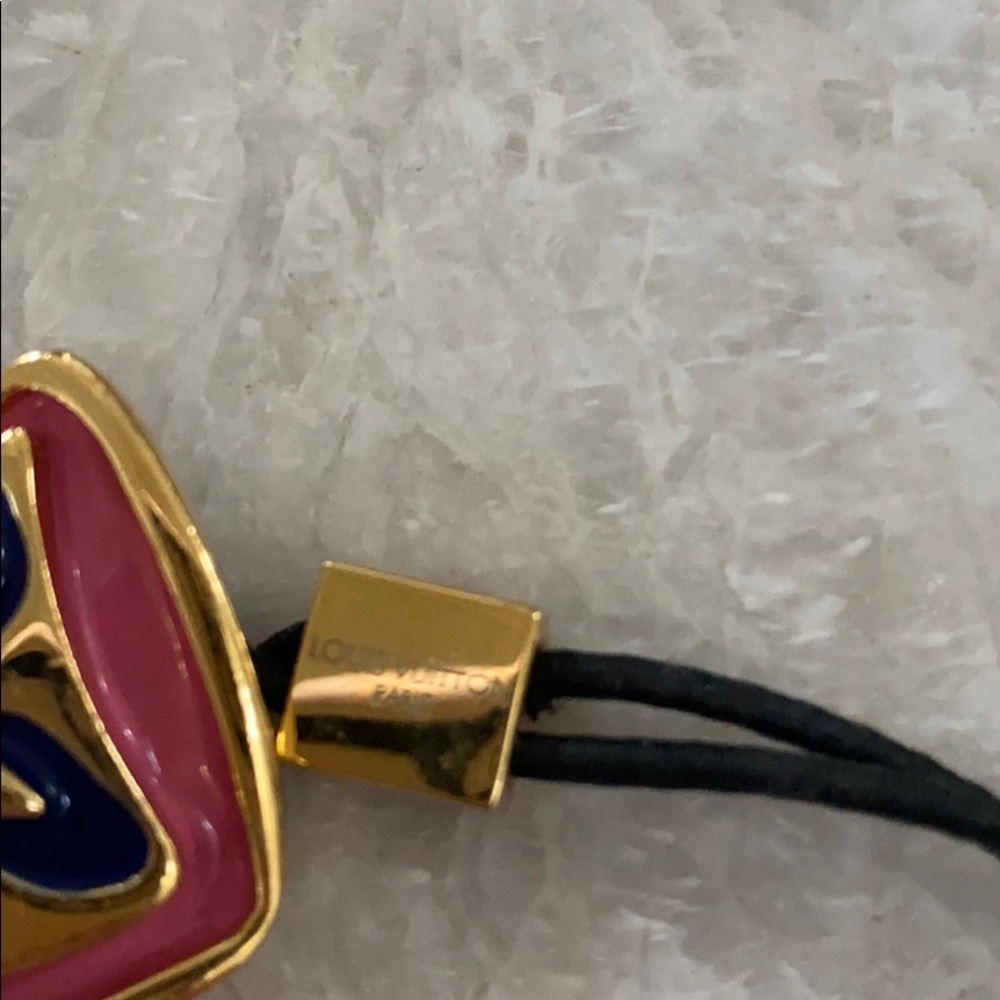 Louis Vuitton Enamel Multi-colored Hair Tie - Picture 3 of 12